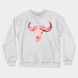 Buffalo Pink Skull Crewneck Sweatshirt